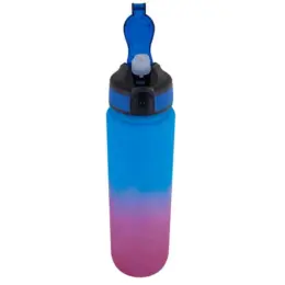 900ml Gradient Bottle Blue Pink Front